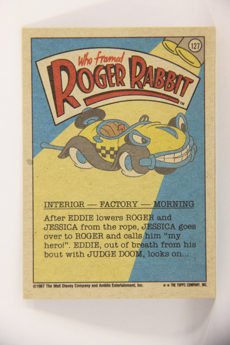 Who Framed Roger Rabbit 1988 Trading Card #127 Special Thanks From Jessica ENG L021480