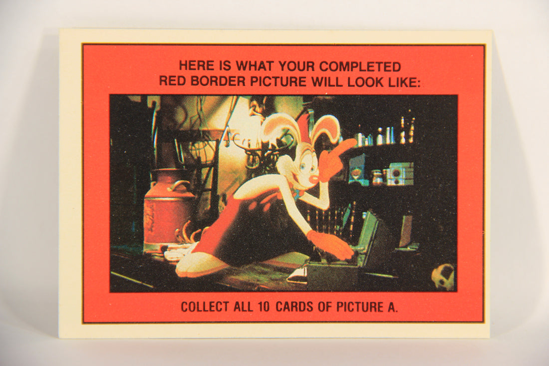 Who Framed Roger Rabbit 1988 Trading Card Sticker #9 Now Drink This Son ENG Topps L021489