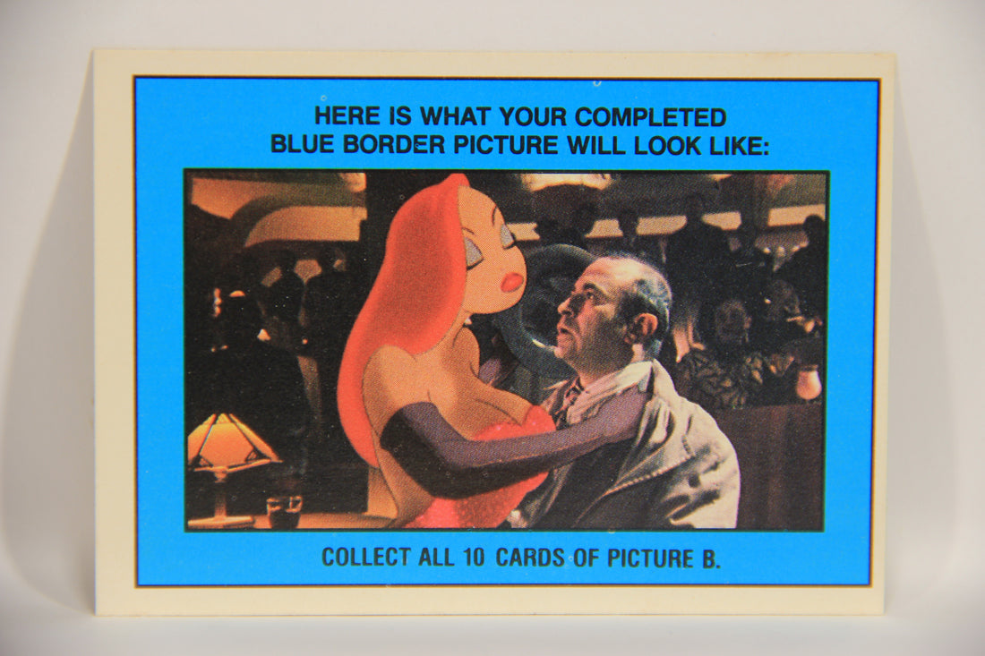 Who Framed Roger Rabbit 1988 Trading Card Sticker #11 Anybody Know You're Here L021490
