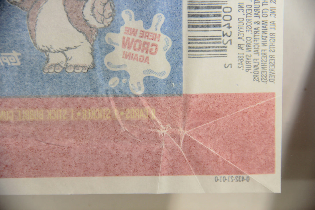 Gremlins 2 The New Batch 1990 Trading Card Wax Wrapper - Gizmo - ENG Topps L021546