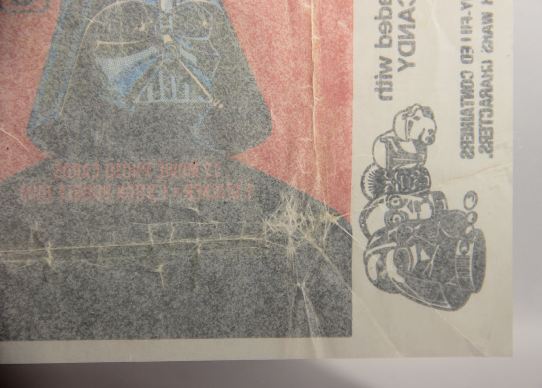 Star Wars Empire Strikes Back Trading Card Wax Wrapper 1st Series Red V-3 Topps L021553