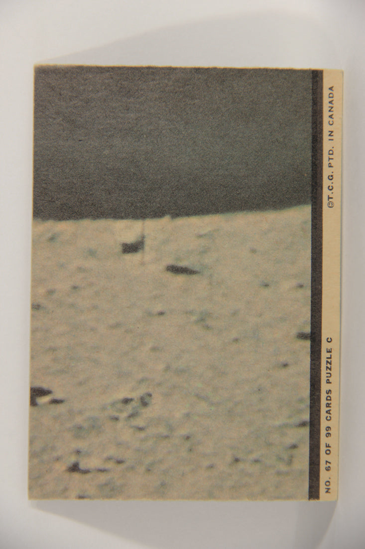 Man On The Moon 1969 Trading Card #67 Aldrin On The Moon ENG O-Pee-Chee L021624