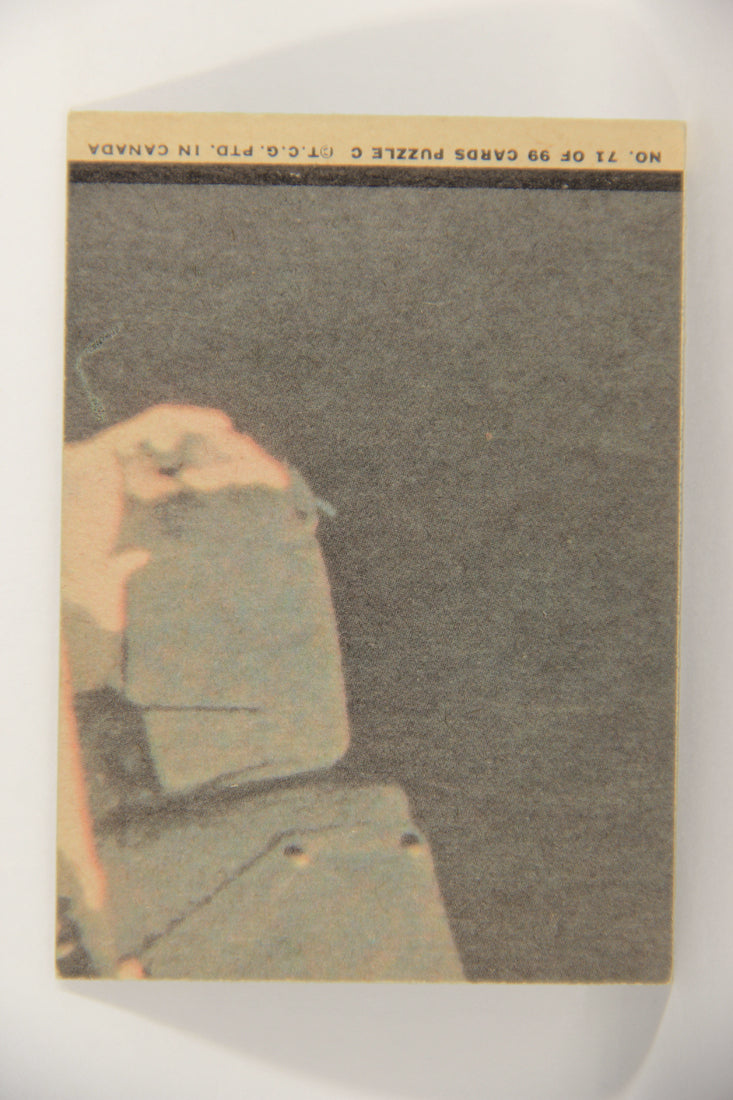 Man On The Moon 1969 Trading Card #71 Aboard the USS Hornet ENG O-Pee-Chee L021627