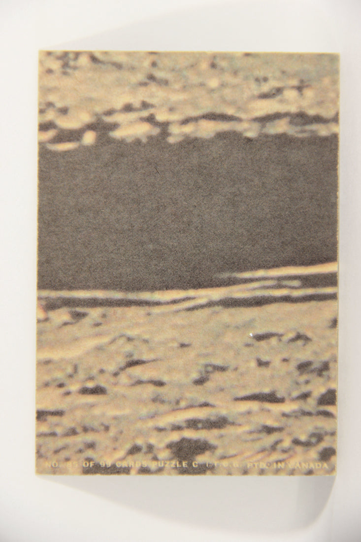 Man On The Moon 1969 Card #85 North America Under Clouds ENG O-Pee-Chee L021634