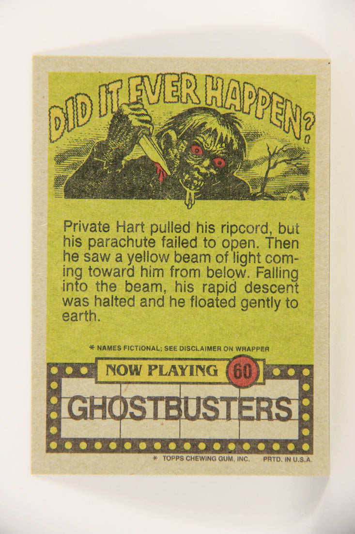 Fright Flicks 1988 Card #60 I Wanna Roast Me A Boy Scout - Ghostbusters ENG Topps L021743