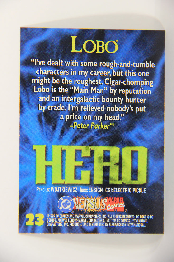 DC Versus Marvel Comics 1995 Trading Card #23 Lobo ENG L021785