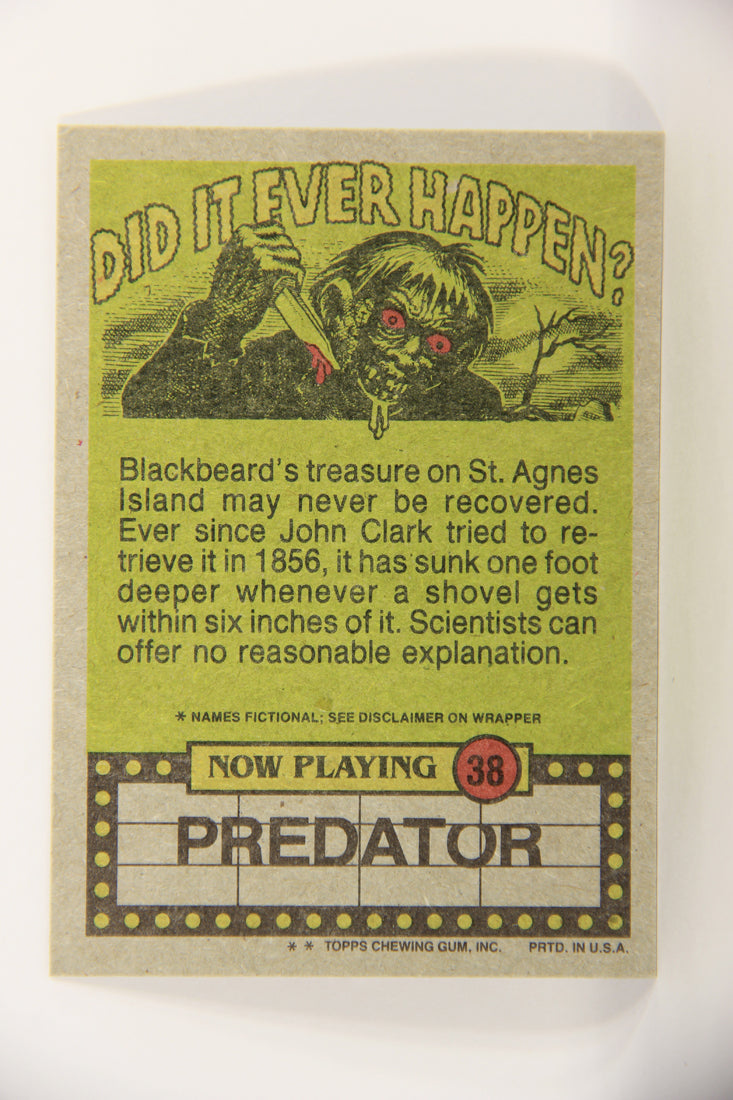 Fright Flicks 1988 Card #38 They Sure Have Ugly Girls In This Neighborhood - Topps L021803