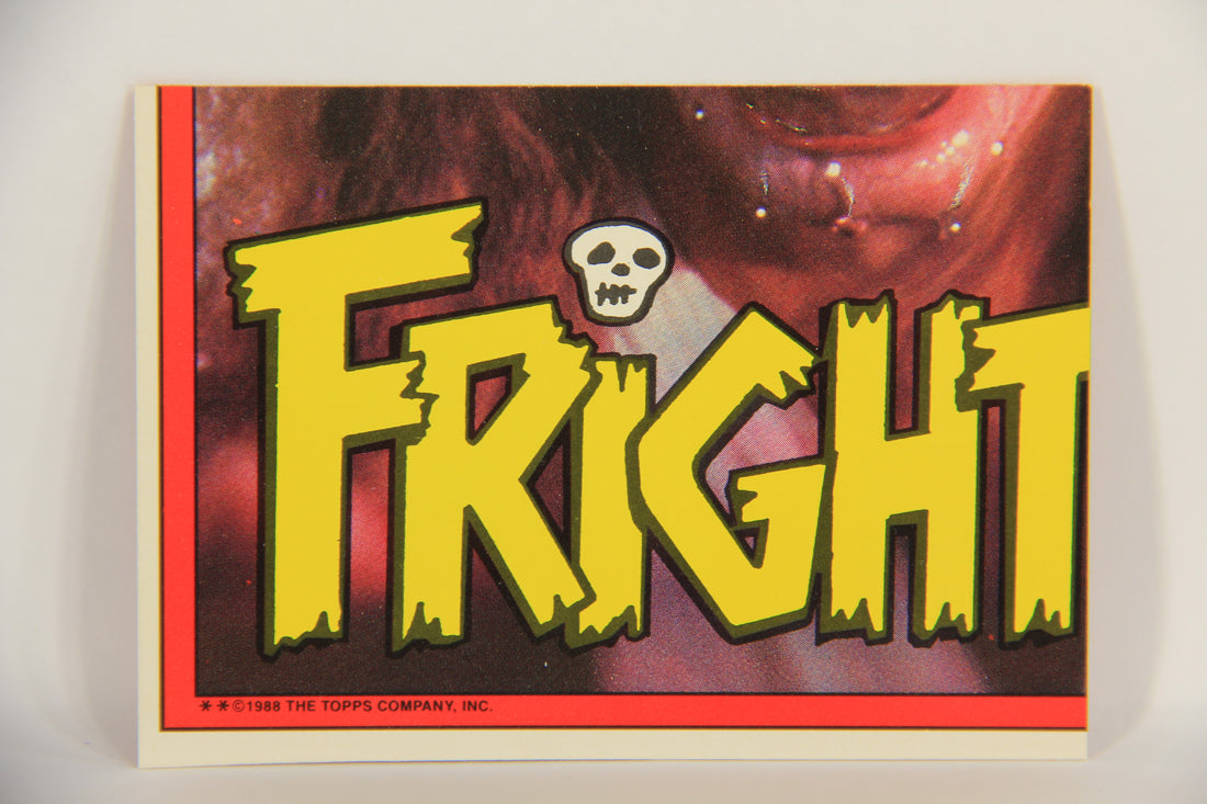 Fright Flicks 1988 Trading Card Sticker #5 Do The Freddy - NOES ENG Topps L021822