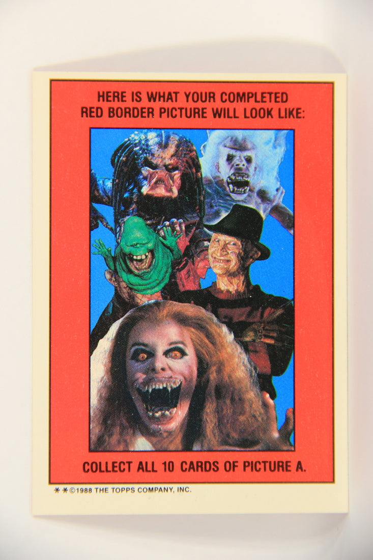 Fright Flicks 1988 Trading Card Sticker #6 The Fly ENG Topps L021823