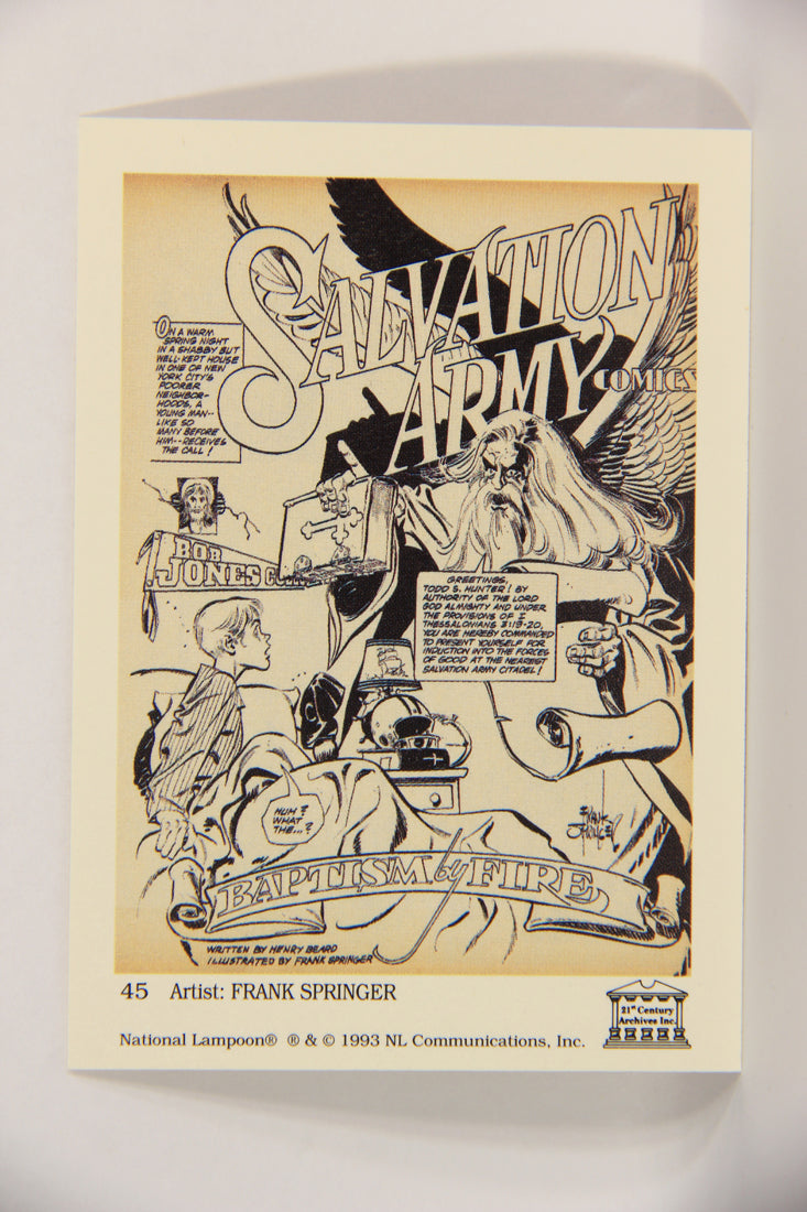 National Lampoon 1993 Trading Card #45 No Issue - Jan 1975 L021842