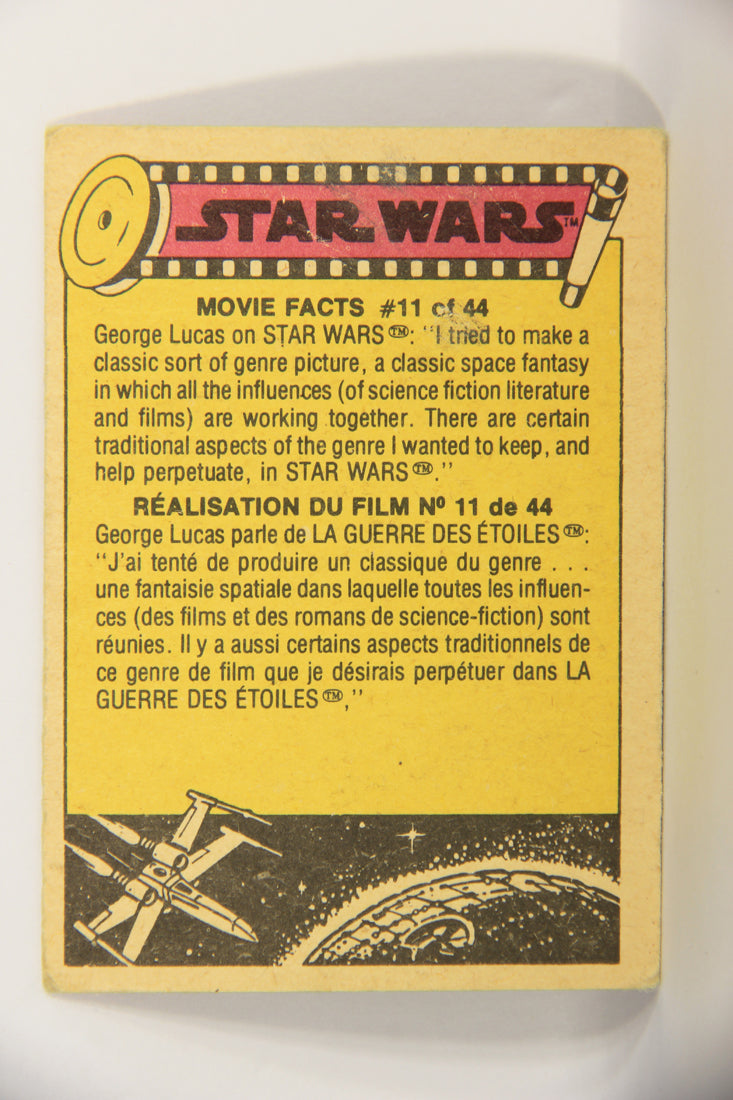 Star Wars 1977 Card #150 Han And Leia Quarrel About The Escape Plan FR-ENG OPC L021849