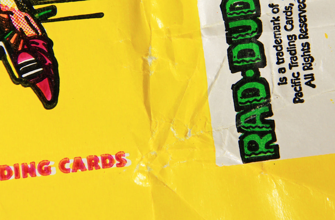 Rad-Dudes 1990 Trading Card Wax Wrapper Boom Box Bryan L021937