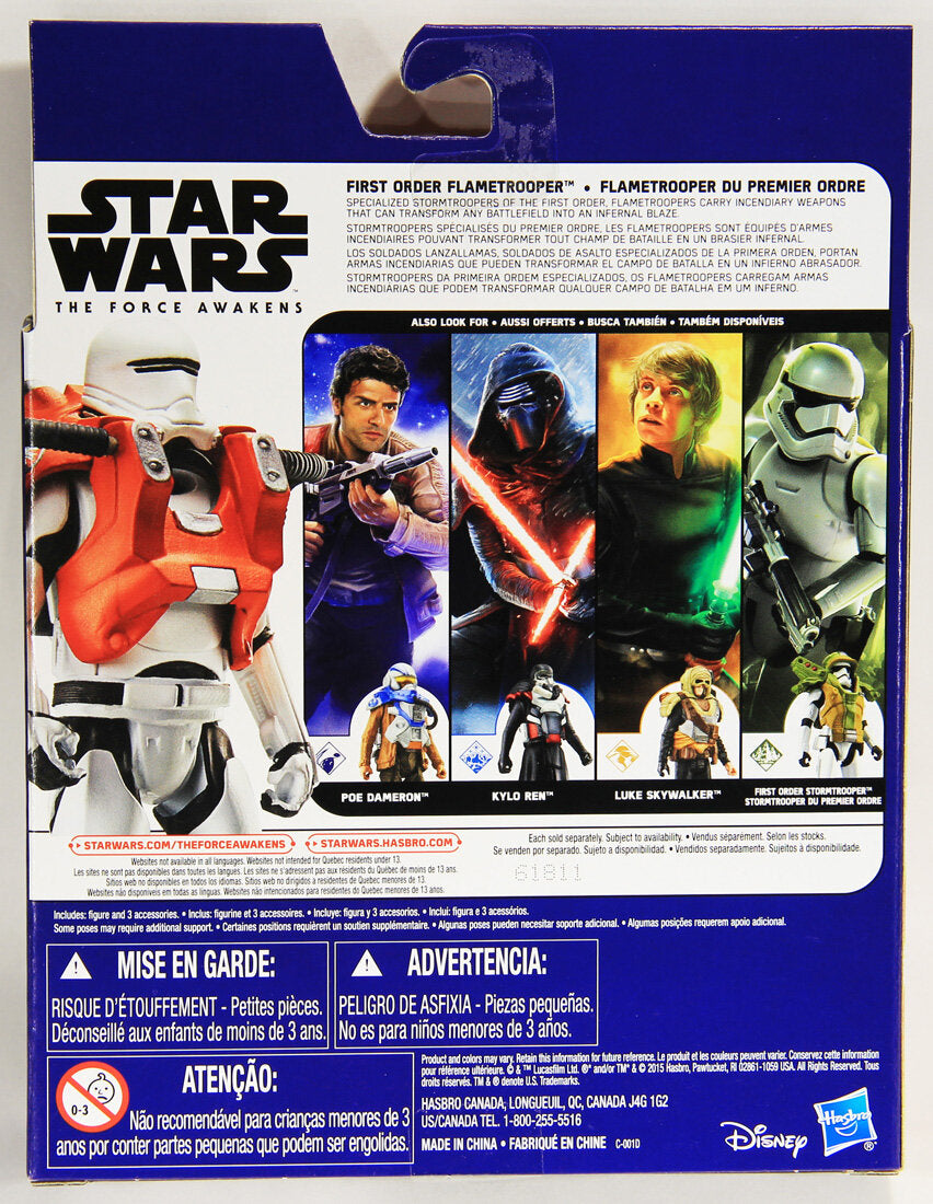 Star Wars Force Awakens Flametrooper Armor Up Action Figure L001052