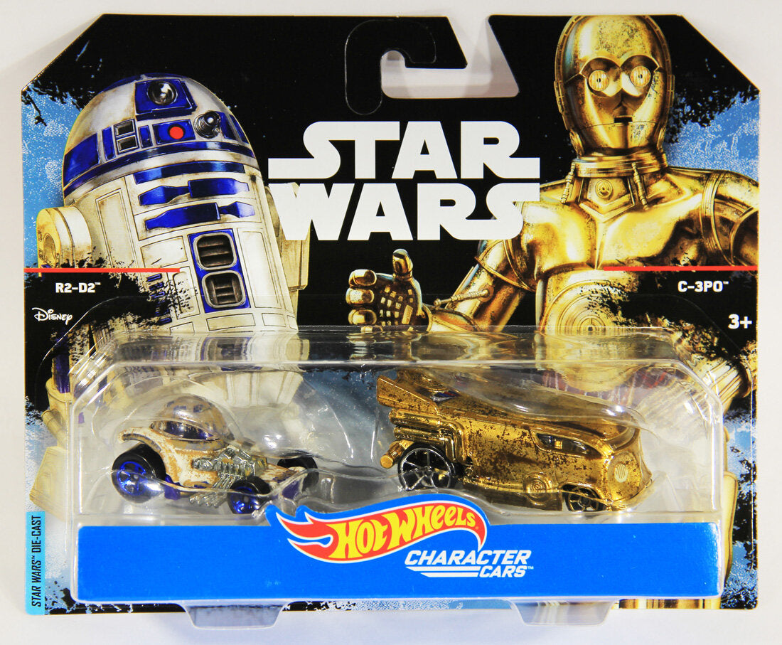 Star Wars R2-D2 And C-3PO 2-Pack Hot Wheels Character Cars MOC L001161
