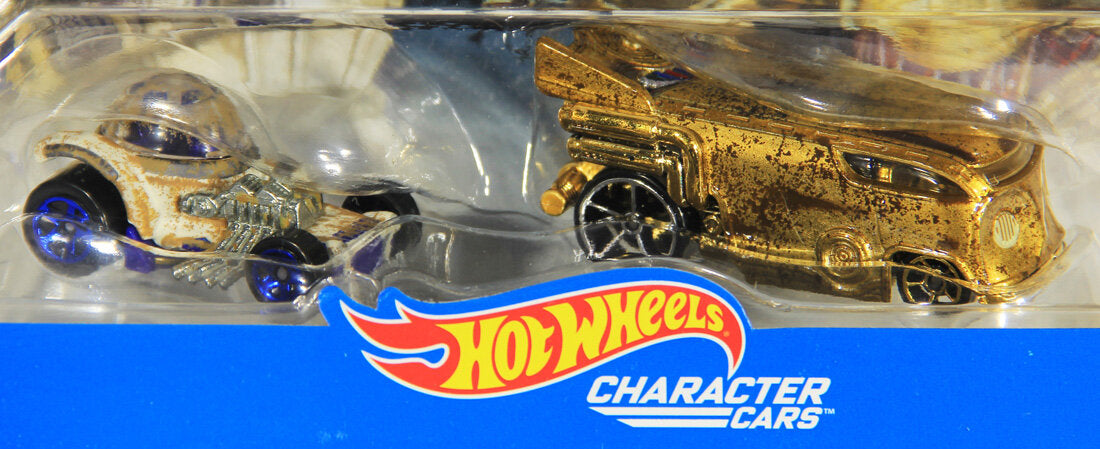 Star Wars R2-D2 And C-3PO 2-Pack Hot Wheels Character Cars MOC L001161