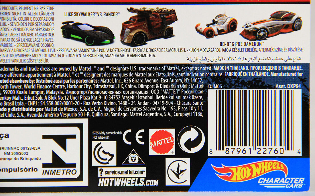 Star Wars Boba Fett And Bossk 2-Pack Hot Wheels Character Cars MOC L001164