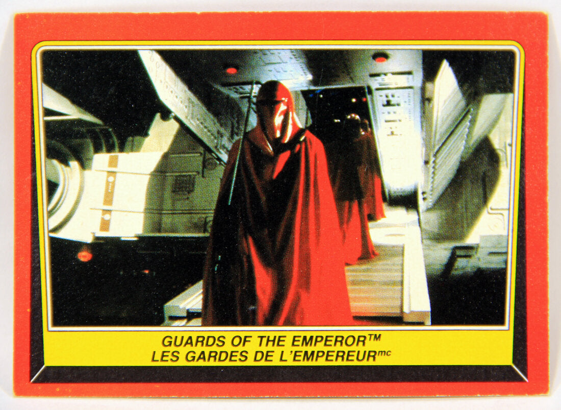 Star Wars ROTJ 1983 Trading Card #55 Guards Of The Emperor FR-ENG Canada L001425