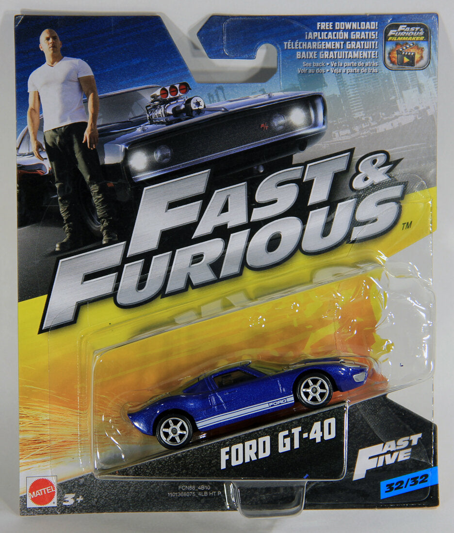 Mattel Die-Cast 2016 Ford GT-40 Fast & Furious #32/32 L001452