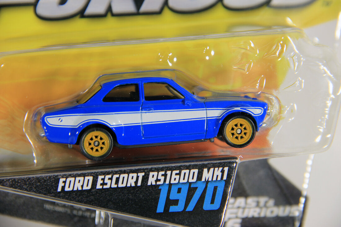 Mattel Die-Cast 2016 Ford Escort RS1600 MK1 1970 Fast & Furious #6/32 L001453