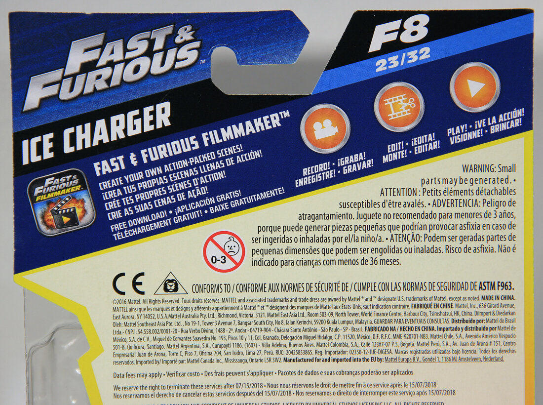 Mattel Die-Cast 2016 Ice Charger Fast & Furious #23/32 L001467
