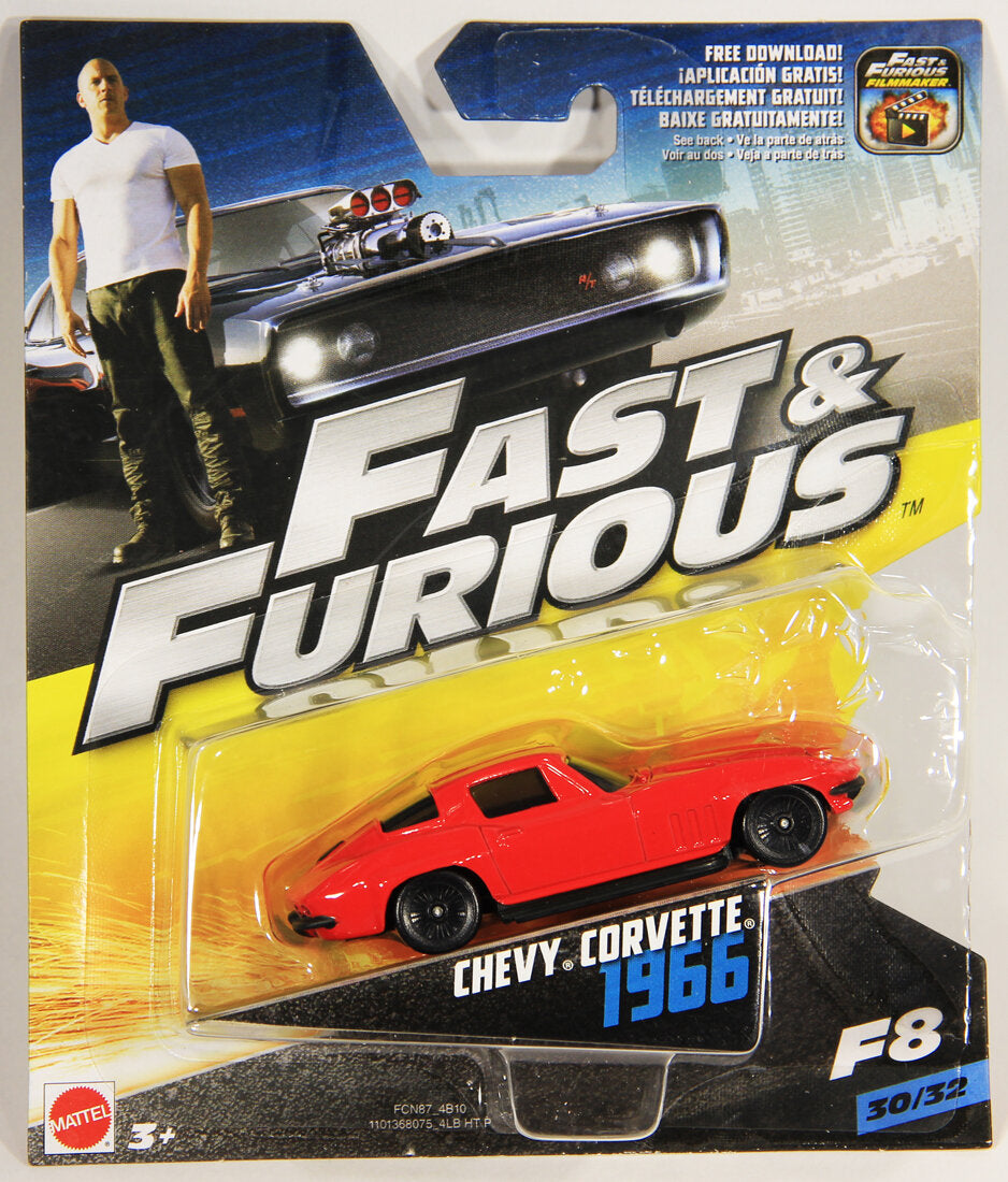 Mattel Die-Cast 2016 Chevy Corvette Fast & Furious #30/32 L001590