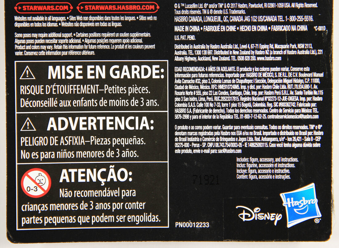 Star Wars Obi-Wan Kenobi The Last Jedi Action Figure L001595