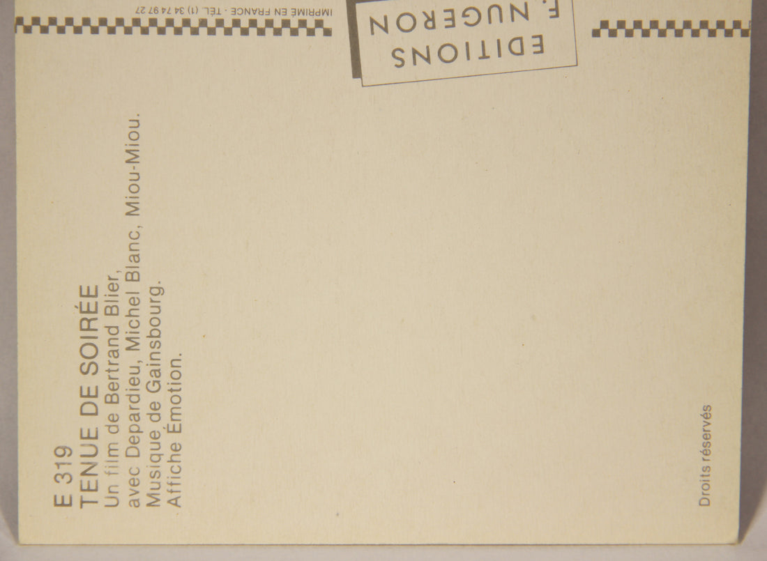 Putain de Film Vintage French Movie Postcard Gerard Depardieu L001702