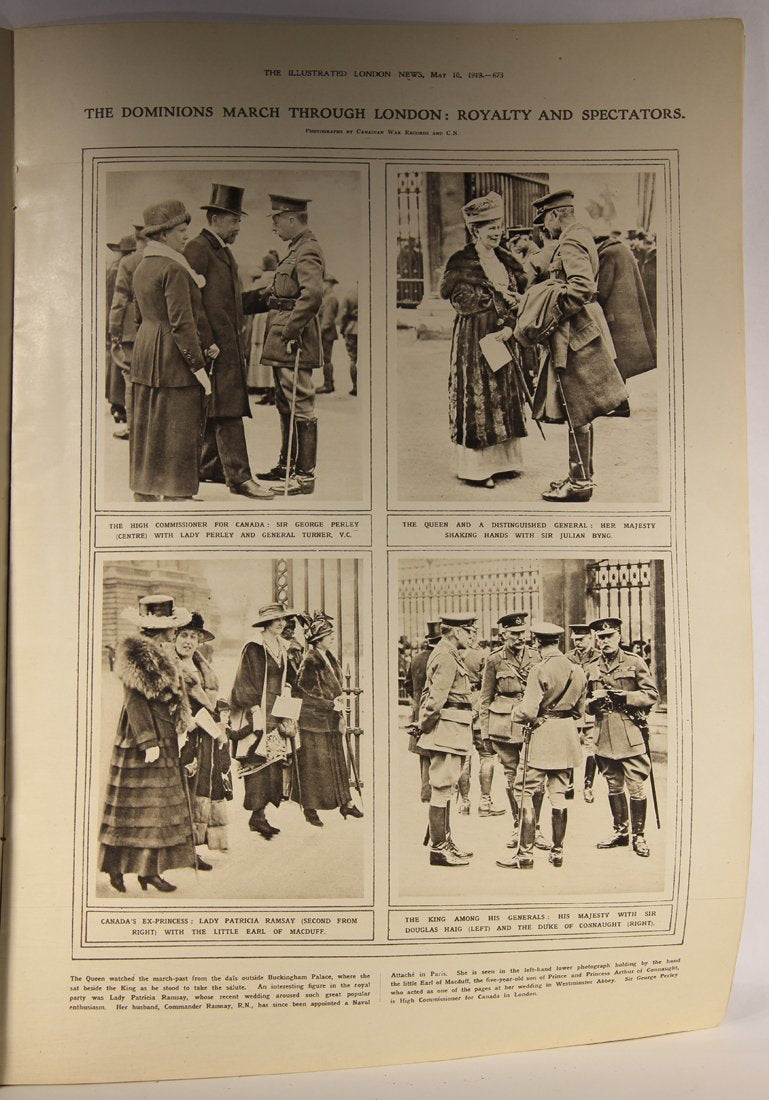 The Illustrated London News May 10, 1919 March Of Dominion Troops L001811