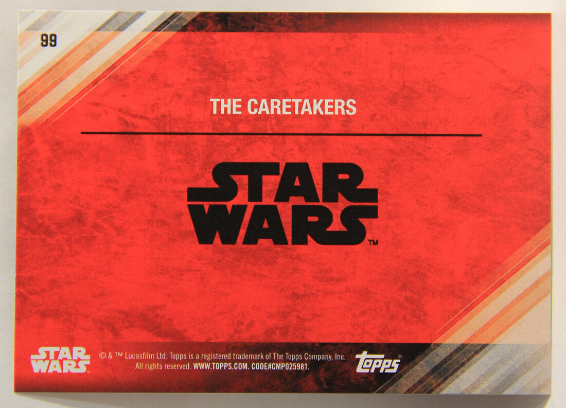 Star Wars The Last Jedi 2017 Trading Card #99 The Caretakers ENG L001988