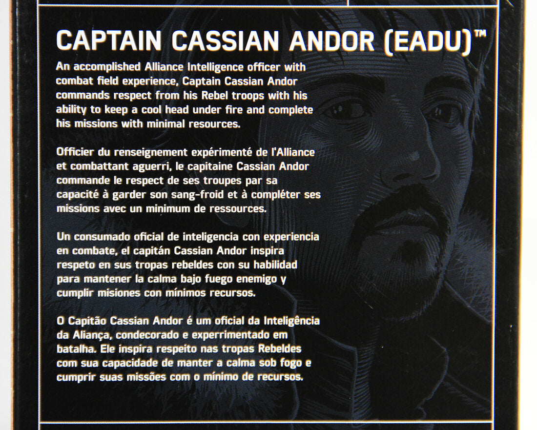 Star Wars Captain Cassian Andor Eadu Black Series 6 Inch Rogue One #23 Canada MISB L002011