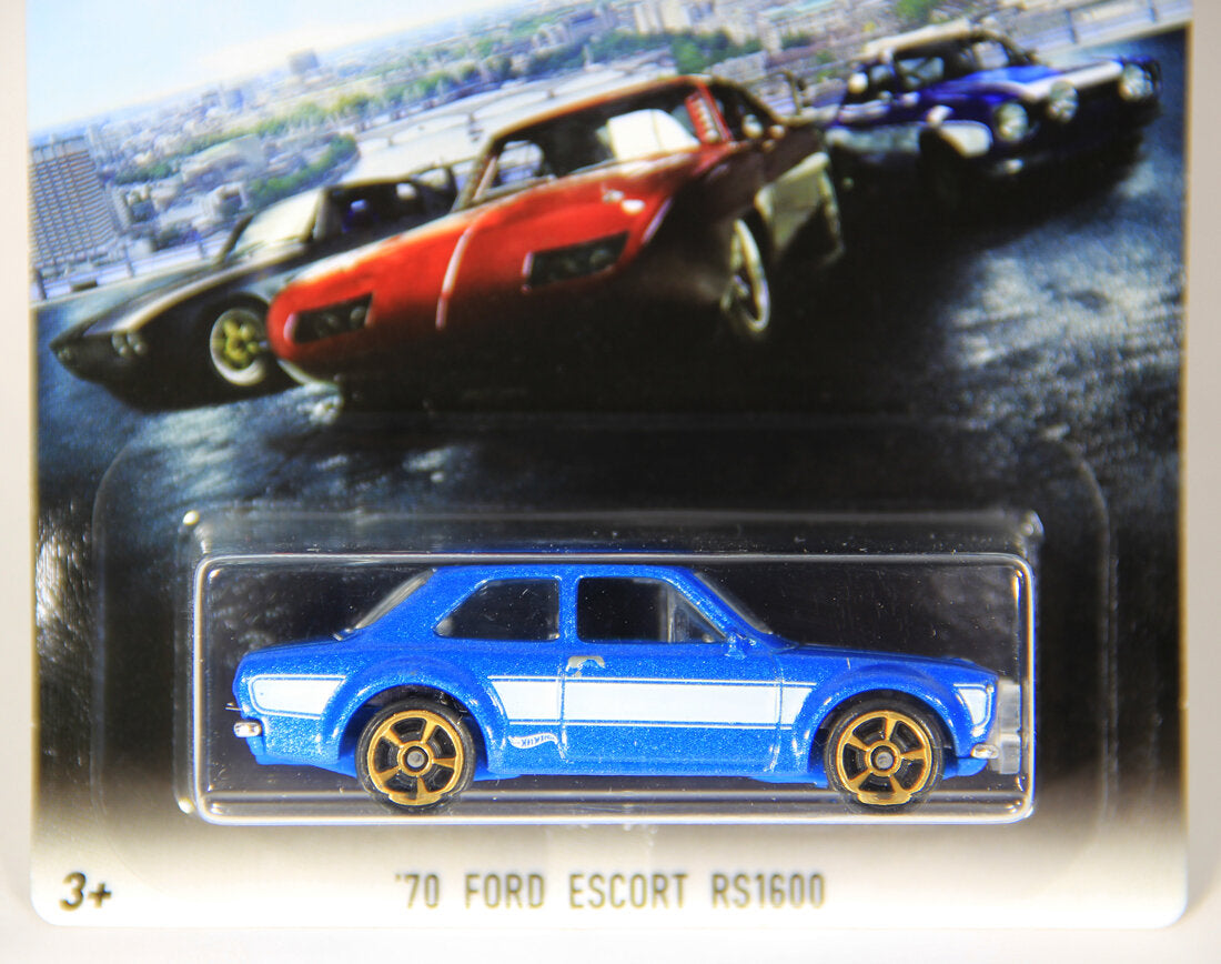 Hot Wheels 2016 Die-Cast 70' Ford Escort RS1600 Fast & Furious #6/8 L002274