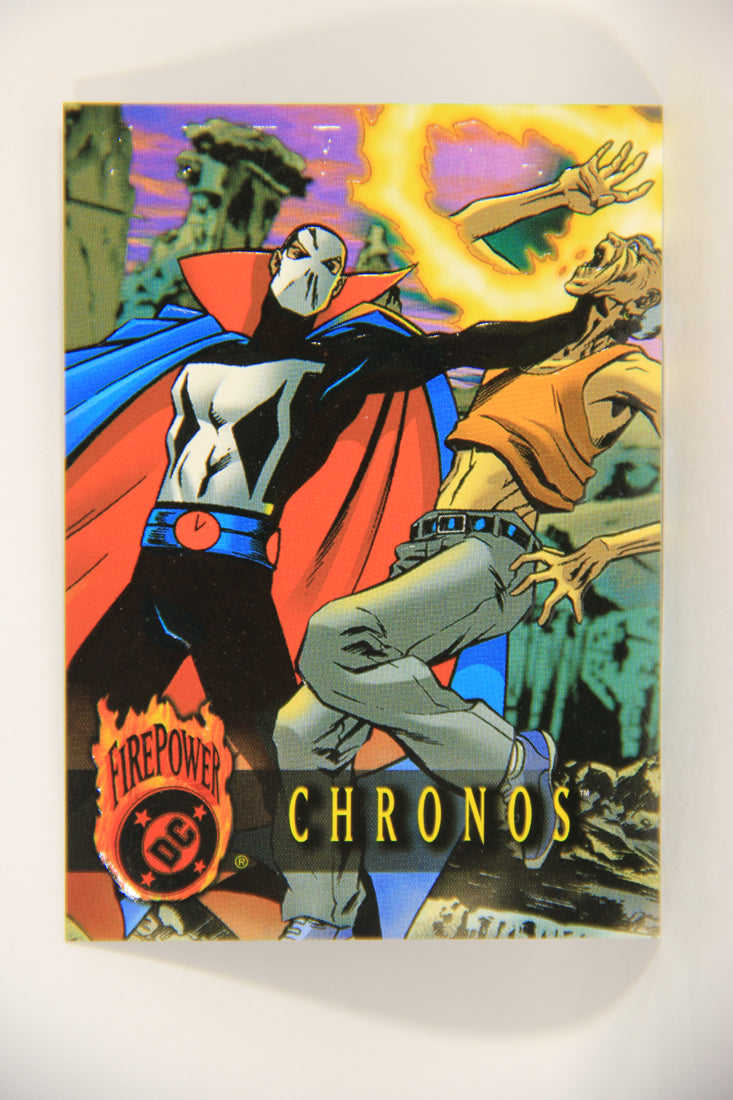 DC Outburst Firepower 1996 Trading Card #44 Chronos Embossed Card L002675