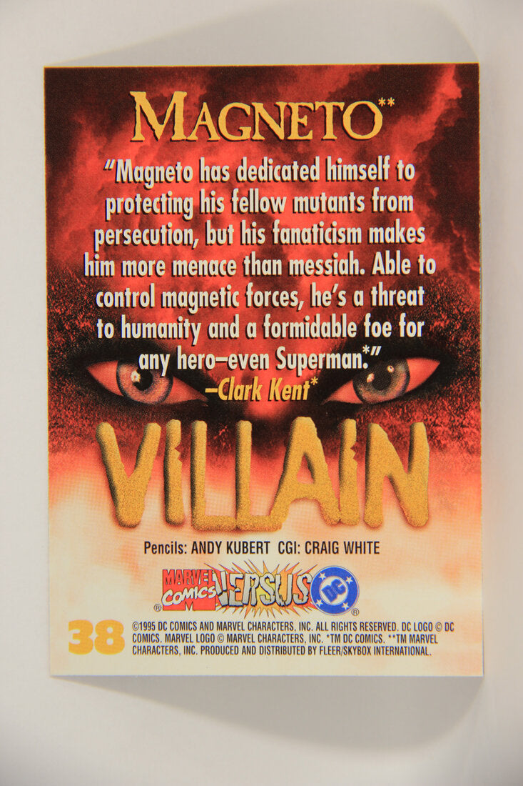 DC Versus Marvel Comics 1995 Trading Card #38 Magneto ENG L002852