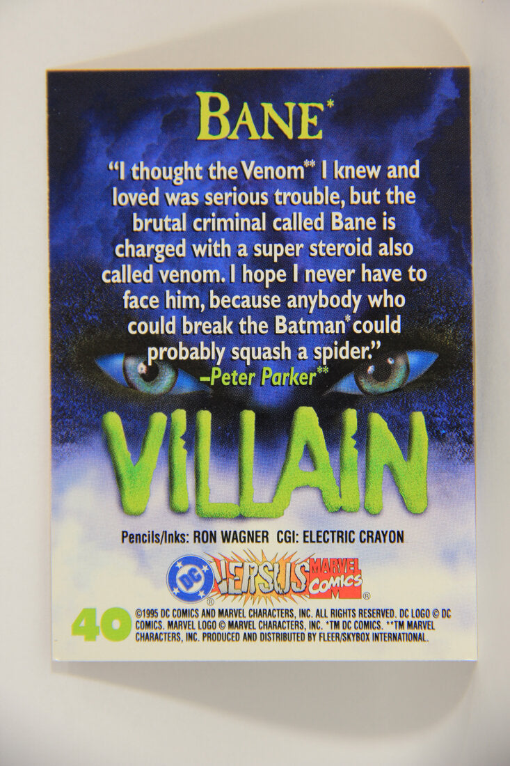 DC Versus Marvel Comics 1995 Trading Card #40 Bane ENG L002854