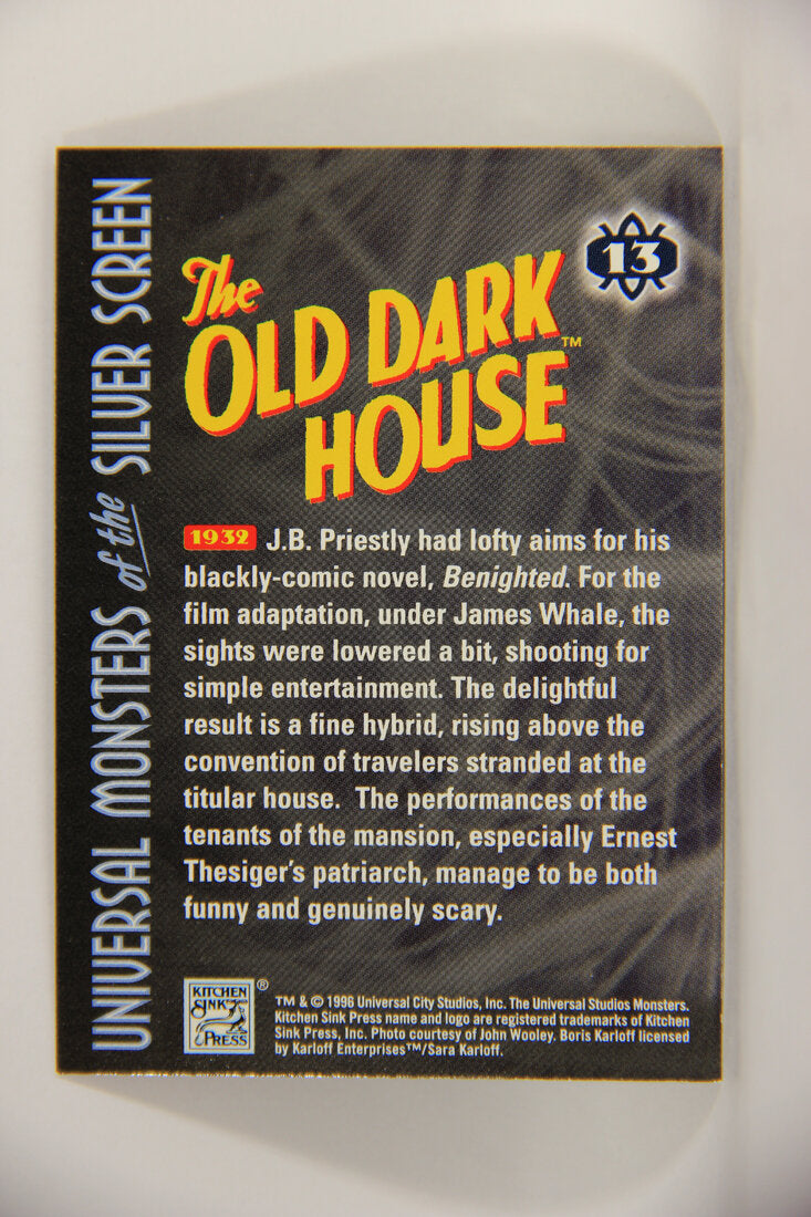 Universal Monsters Of The Silver Screen 1996 Trading Card #13 The Old Dark House 1932 L003049
