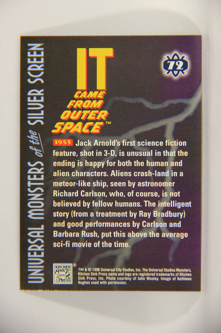 Universal Monsters Of The Silver Screen 1996 Trading Card #72 It Came From Outer Space 1953 L003103