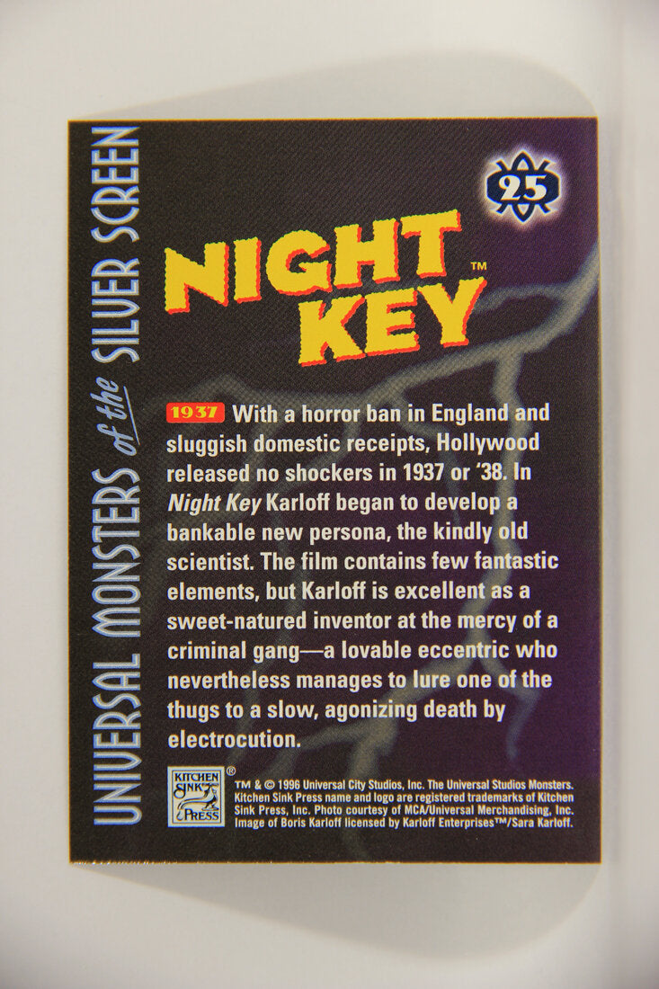 Universal Monsters Of The Silver Screen 1996 Trading Card #25 Night Key 1937 L003130