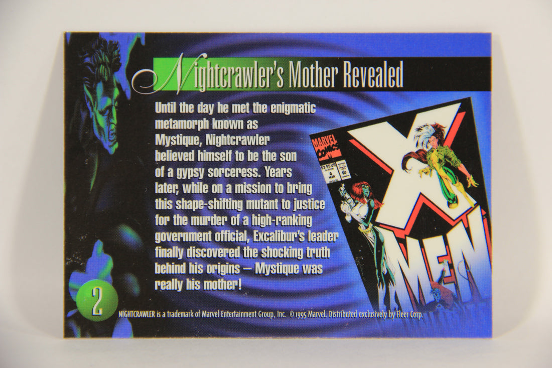 Marvel Annual 1995 Trading Card #2 Nightcrawler ENG Fleer L003406