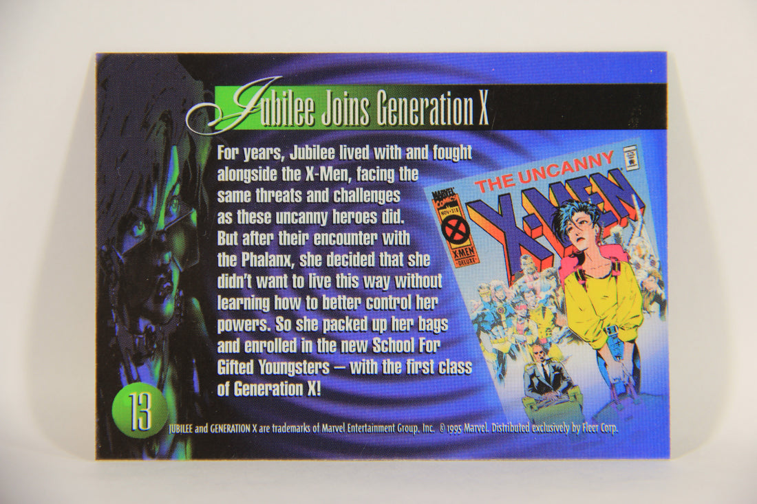 Marvel Annual 1995 Trading Card #13 Jubilee ENG Fleer L003417