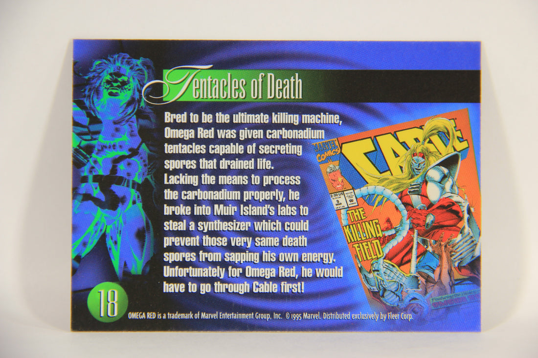 Marvel Annual 1995 Trading Card #18 Omega Red ENG Fleer L003422