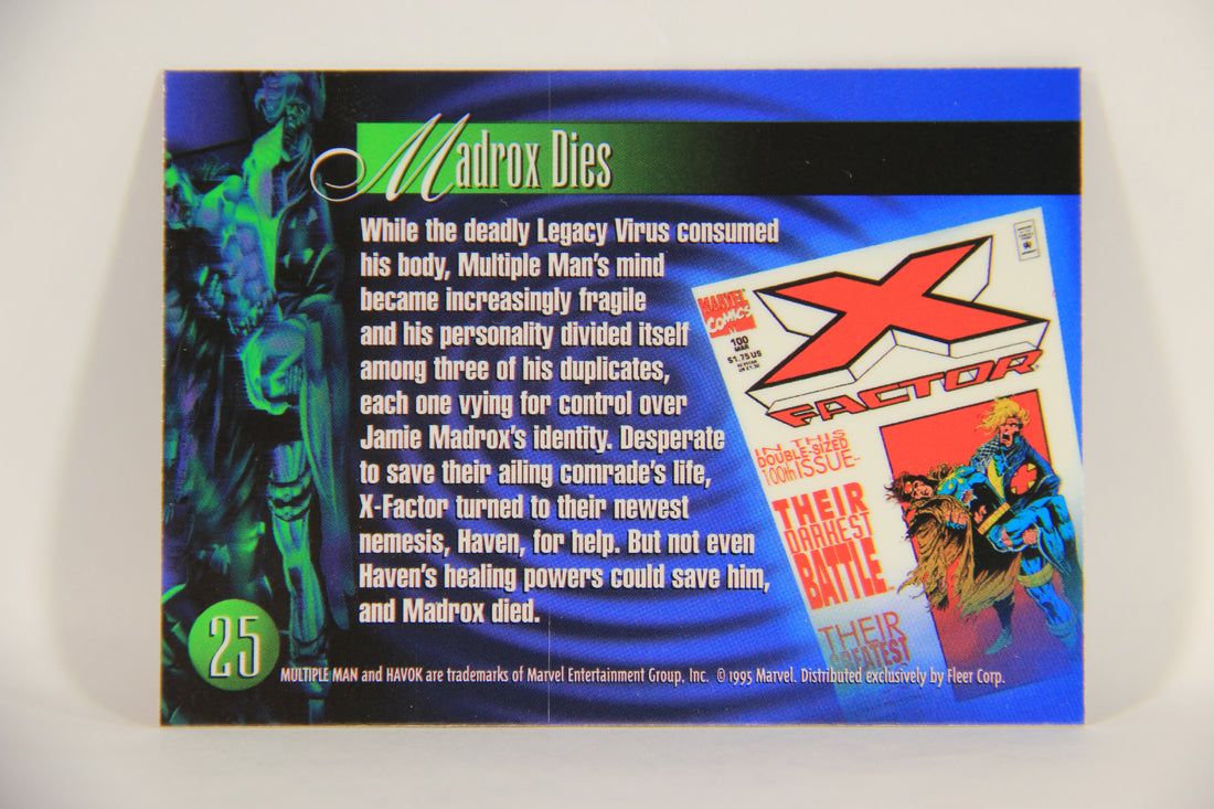 Marvel Annual 1995 Trading Card #25 Multiple Man ENG Fleer L003428