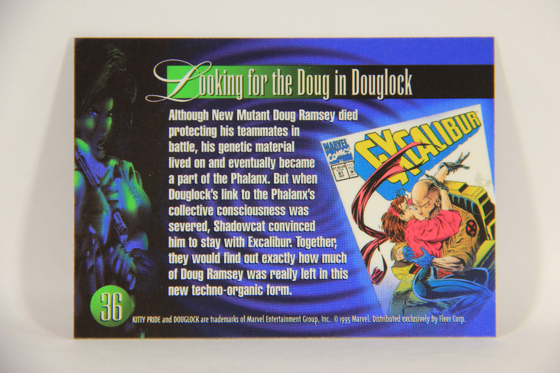 Marvel Annual 1995 Trading Card #36 Kitty Pryde ENG Fleer L003439