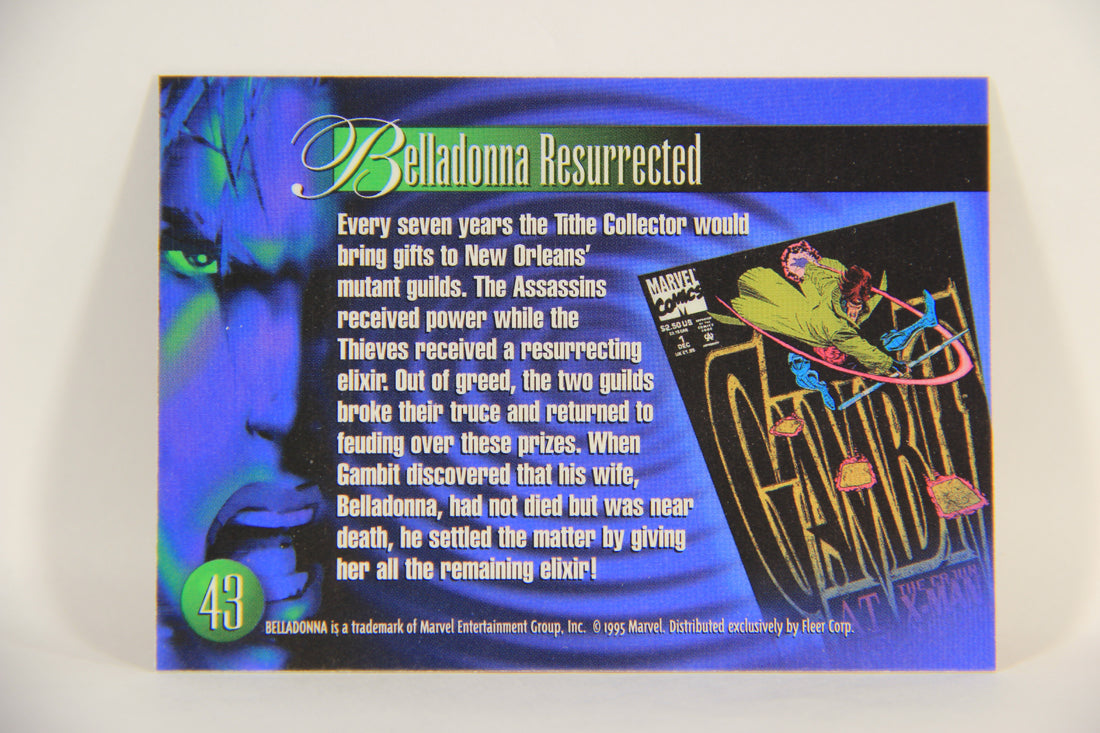 Marvel Annual 1995 Trading Card #43 Belladonna ENG Fleer L003446