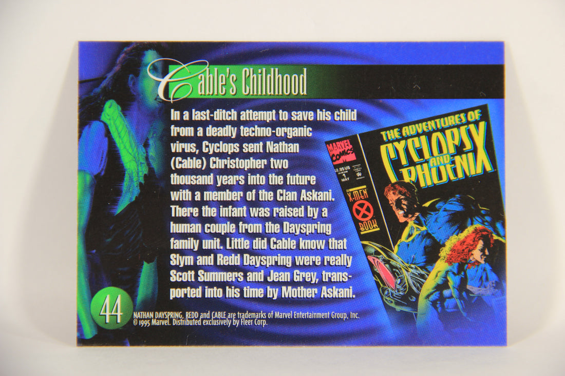 Marvel Annual 1995 Trading Card #44 Nathan Dayspring ENG Fleer L003447