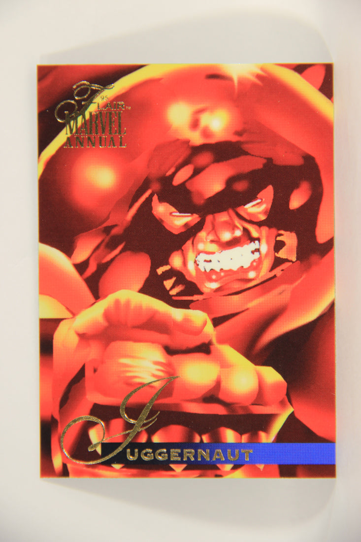 Marvel Annual 1995 Trading Card #48 Juggernaut ENG Fleer L003451