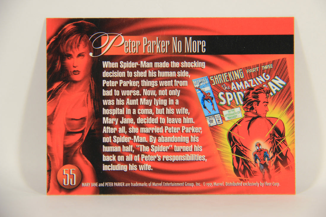 Marvel Annual 1995 Trading Card #55 Mary Jane ENG Fleer L003458