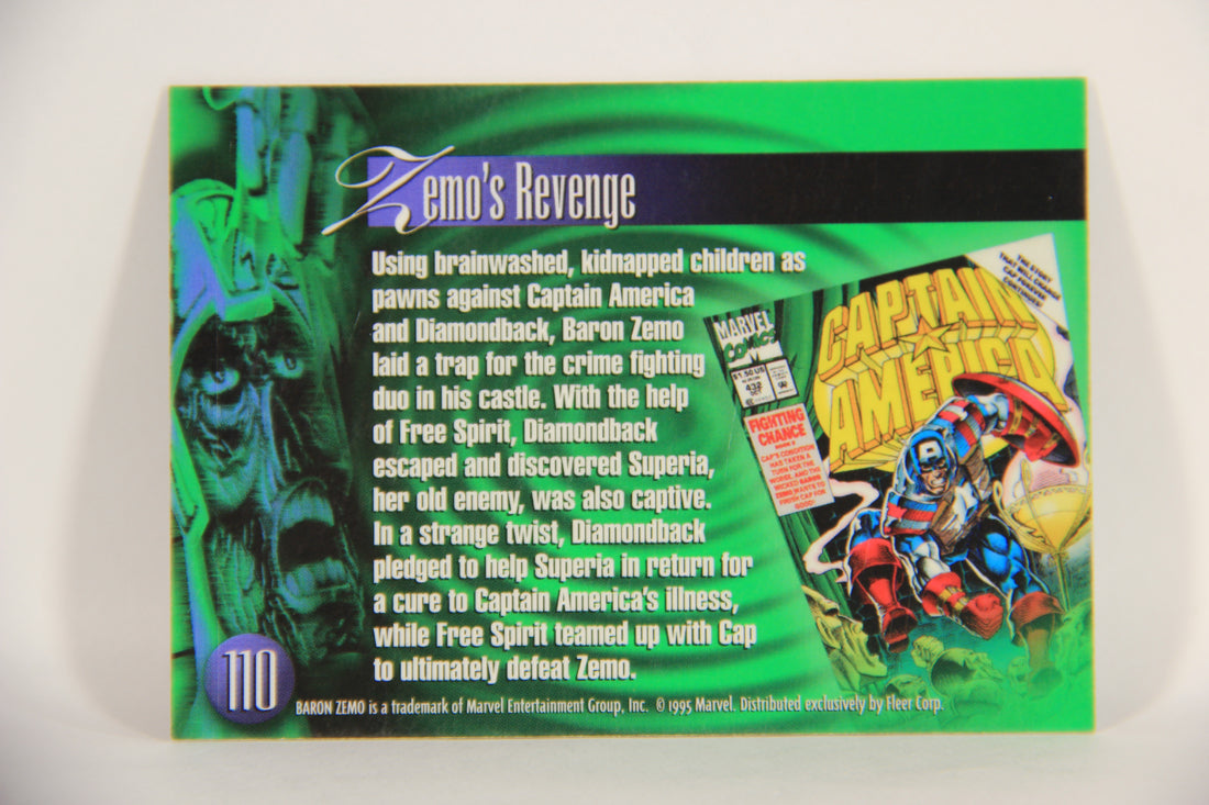 Marvel Annual 1995 Trading Card #110 Baron Zemo ENG Fleer L003513
