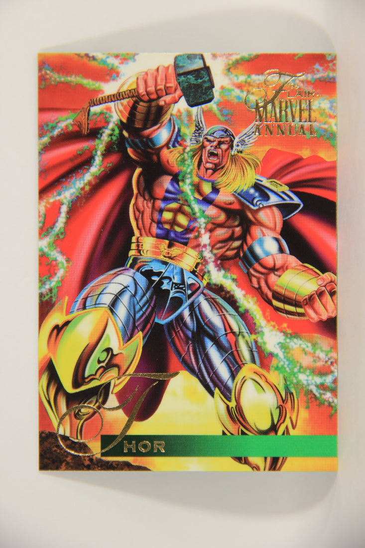 Marvel Annual 1995 Trading Card #111 Thor ENG Fleer L003514