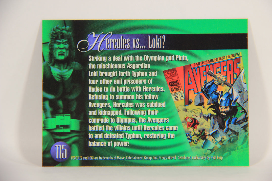 Marvel Annual 1995 Trading Card #115 Hercules ENG Fleer L003518