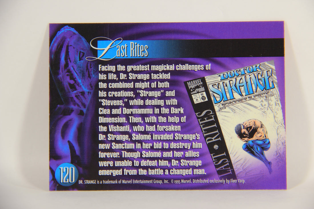Marvel Annual 1995 Trading Card #120 Dr. Strange ENG Fleer L003523